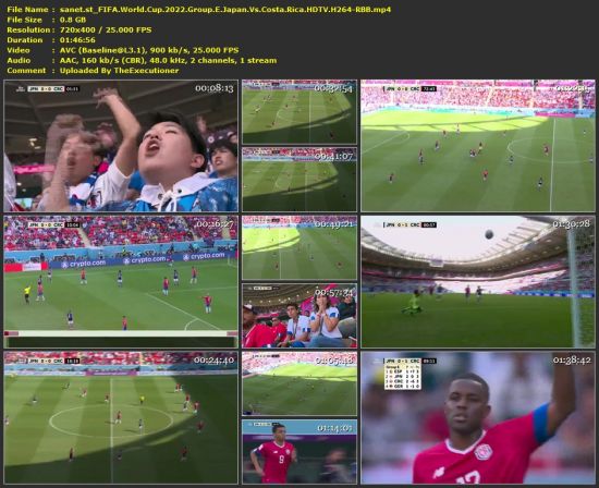 FIFA World Cup 2022 Group E Japan Vs Costa Rica HDTV H264-RBB