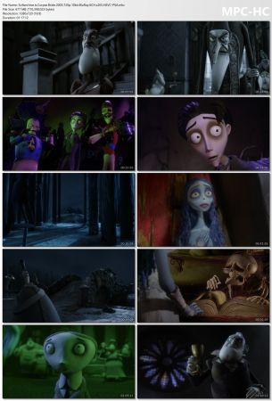 Corpse Bride 2005 720p 10bit BluRay 6CH x265 HEVC-PSA