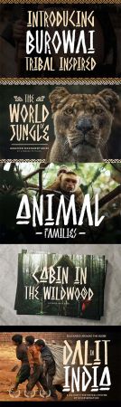 Burowai - Tribal Font