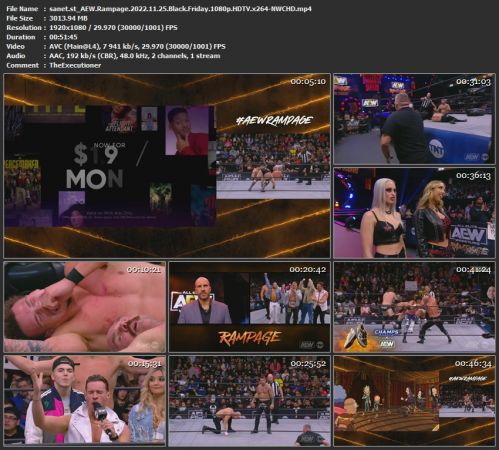 AEW Rampage 2022.11.25 Black Friday 1080p HDTV x264-NWCHD