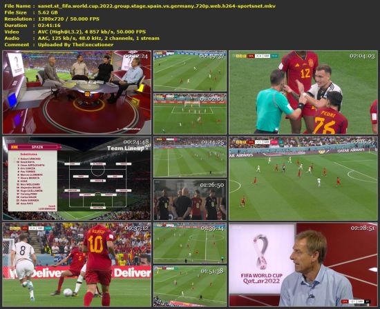FIFA World Cup 2022 Group Stage Spain Vs Germany 720p WEB h264-SPORTSNET