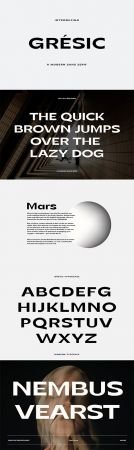 Gresic Modern Sans Serif Font