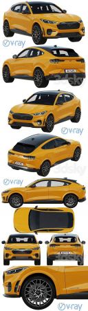 2021 Ford Mustang MACH-E GT 3D Models