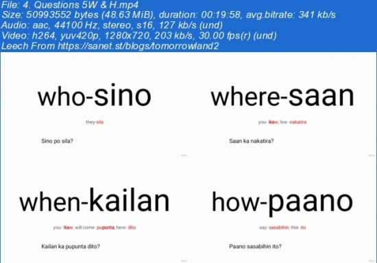 Basic Expression in Filipino