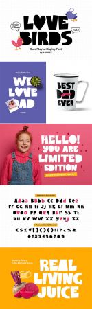 Love Birds - Fun Bold Fonts