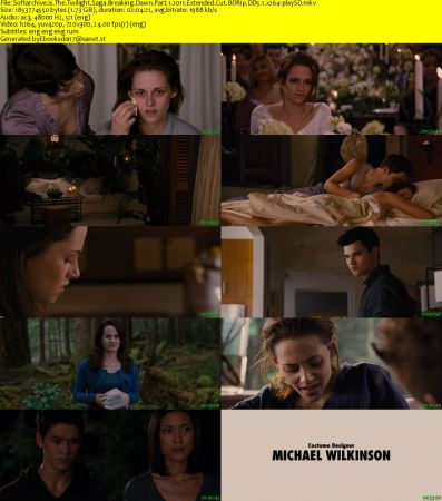 The Twilight Saga Breaking Dawn Part 1 2011 Extended Cut BDRip DD5.1 x264-playSD