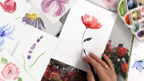 Easiest Way To Paint Ten Loose Watercolor Flowers