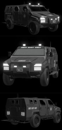 Armoured Police Truck