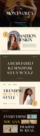 Montvolca Elegant Serif Font