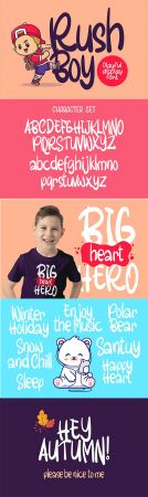 Rush Boy - Playful Display Font