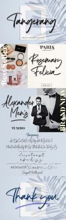 Tangerang - Handwritten Font AM