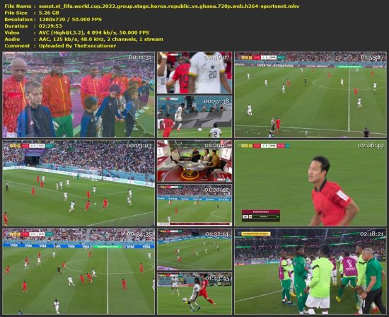 FIFA World Cup 2022 Group Stage Korea Republic Vs Ghana 720p WEB H264-SPORTSNET