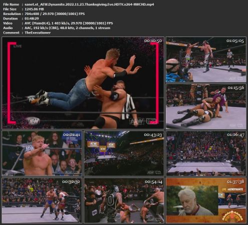 AEW Dynamite 2022.11.23 Thanksgiving Eve HDTV x264-NWCHD