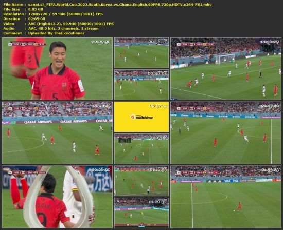 FIFA World Cup 2022 South Korea vs Ghana English 60FPS 720p HDTV x264-FS1