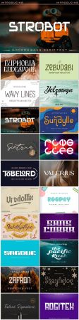 20 fonts exclusive collection for creativity and design vol 5