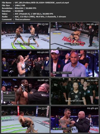 UFC 281 Prelims WEB-DL H264-SHREDDiE