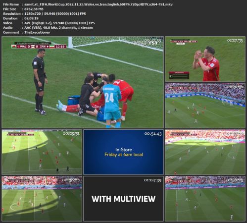 FIFA World Cup 2022 11 25 Wales vs Iran English 60FPS 720p HDTV x264-FS1