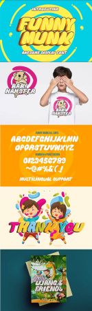 Funny Munk - Cute and Thick Display Font