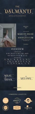 Dalmanti - Capitalized Typeface