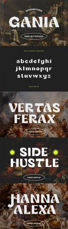 Gania Display Typeface
