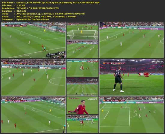 FIFA World Cup 2022 Spain vs Germany HDTV x264-NOGRP