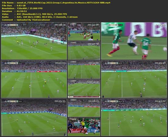 FIFA World Cup 2022 Group C Argentina Vs Mexico HDTV H264-RBB