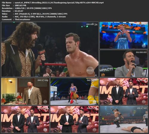iMPACT Wrestling 2022.11.24 Thanksgiving Special 720p HDTV x264-NWCHD