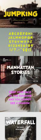 Jumpking – Handwritten Brush Font