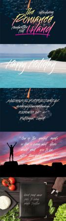 The Romance Island - Handwritten Font
