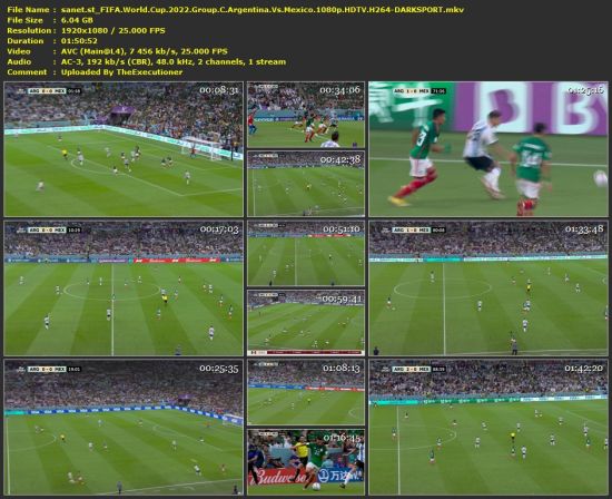 FIFA World Cup 2022 Group C Argentina Vs Mexico 1080p HDTV H264-DARKSPORT