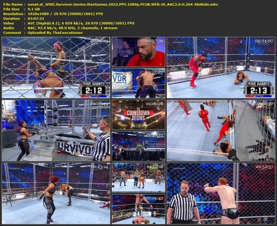 WWE Survivor Series WarGames 2022 PPV 1080p PCOK WEB-DL AAC2 0 H 264-ShiNobi
