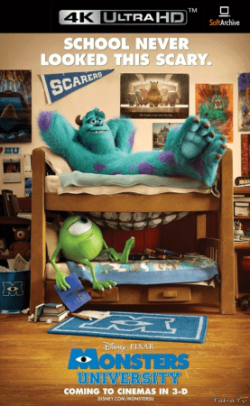 Monsters University 2013 2160p HDR 4K BluRay x265 10bit AAC5.1-YTS