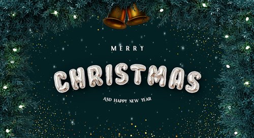 Christmas luxury psd background
