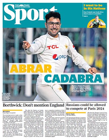 The Times Sport - December 10, 2022