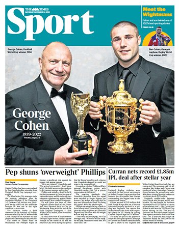 The Times Sport - December 24, 2022