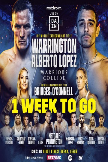 Boxing 2022.12.10 Warrington vs Lopez Fight Night 720p WEB x264-Today