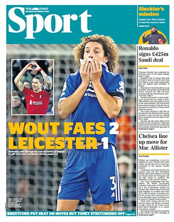 The Times Sport - December 31, 2022