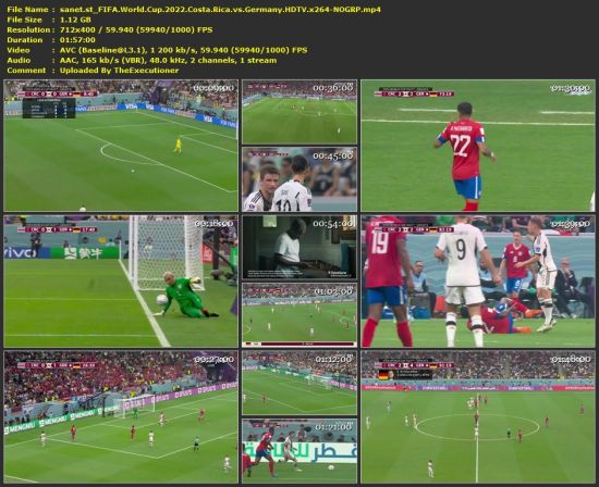 FIFA World Cup 2022 Costa Rica vs Germany HDTV x264-NOGRP