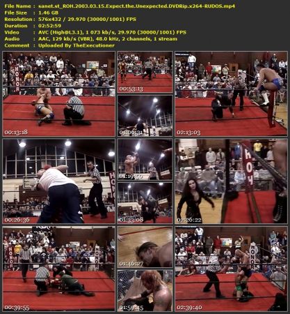 ROH 2003 Events Pack DVDRip x264-RUDOS