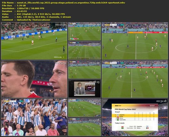 FIFA World Cup 2022 Group Stage Poland Vs Argentina 720p WEB H264-SPORTSNET