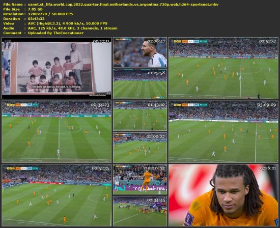 FIFA World Cup 2022 Quarter Final Netherlands Vs Argentina 720p WEB H264-SPORTSNET