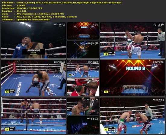 Boxing 2022.12.03 Estrada vs Gonzalez III Fight Night 540p WEB x264-Today