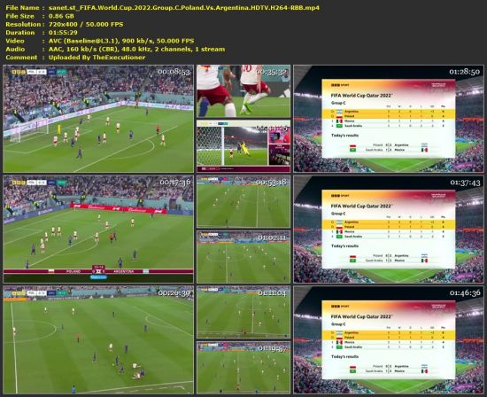 FIFA World Cup 2022 Group C Poland Vs Argentina HDTV H264-RBB
