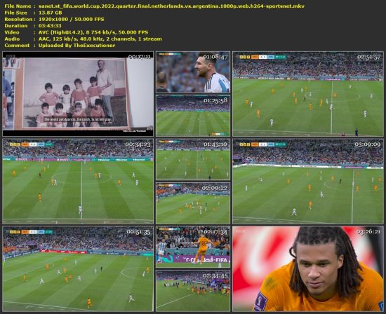 FIFA World Cup 2022 Quarter Final Netherlands Vs Argentina 1080p WEB H264-SPORTSNET
