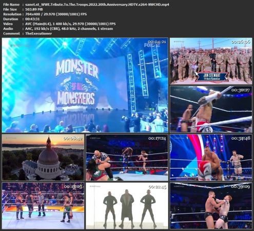 WWE Tribute To The Troops 2022 20th Anniversary HDTV x264-NWCHD
