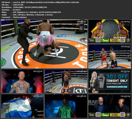 BKFC 34 Hollywood 2022 12 03 Prelims 1080p WEB x264-LaGR