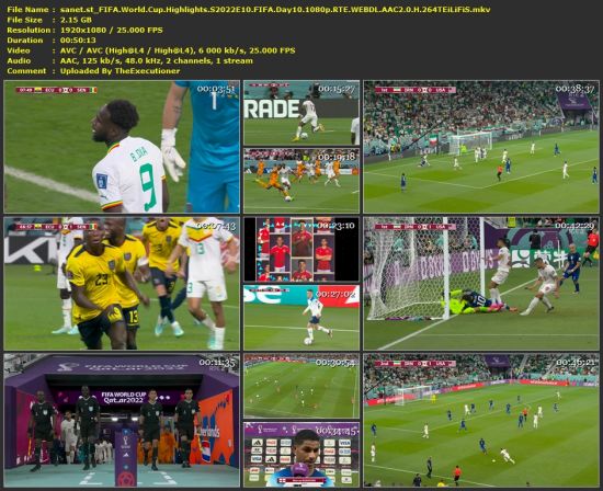 FIFA World Cup Highlights S2022E10 FIFA Day10 1080p RTE WEB-DL H 264-TEiLiFiS