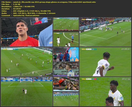 FIFA World Cup 2022 Group Stage Ghana Vs Uruguay 720p WEB H264-SPORTSNET