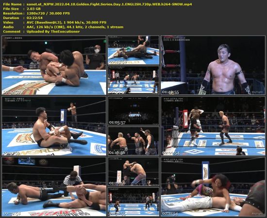 NJPW 2022 Events Pack English MIXED