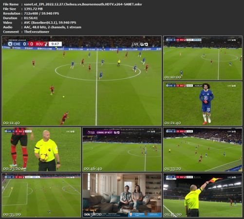 EPL 2022.12.27 Chelsea vs Bournemouth HDTV x264-SANET